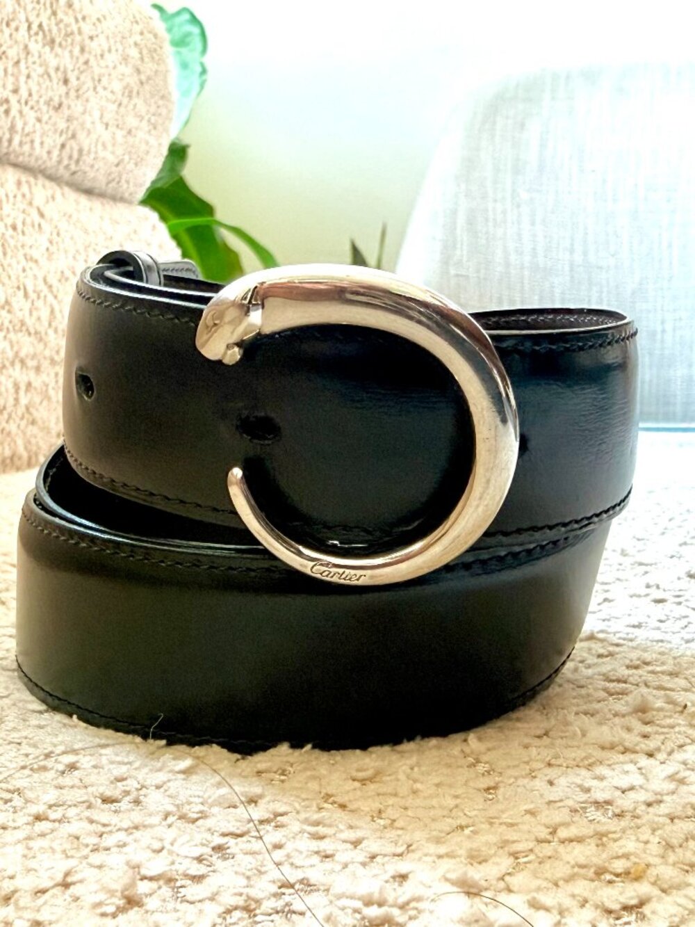 Cartier: Reversible Panthere De Cartier 25mm width belt